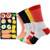 Arcade Sushi Socks, Value Set of 5 Pairs for Spring