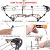 Telituny Bow Press Arrow Bow-Metal Portable Outdoor Compound Bow Press