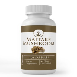 Pure Original Ingredients Maitake Mushroom Extract, (100 Capsules) Always Pure, No Additives Or Fillers, Lab Verified