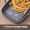 Collapsible Silicone Air Fryer Liners - 2 Pack for Ninja