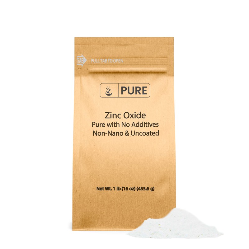 Pure Original Ingredients Zinc Oxide, Eco-Friendly Packaging, Non-Nano (1 Pound)