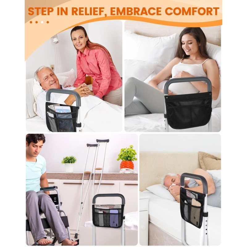 Bed Rails for Elderly Adults Safety - Adjustable Bed Assist