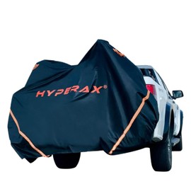 Hyperax 600D Oxford Heavy-Duty Transportation Bike Cover – Waterproof PU, lock-access grommets, reflective handles & straps, plus carry bag. Fits bikes up to 240×145×105 cm