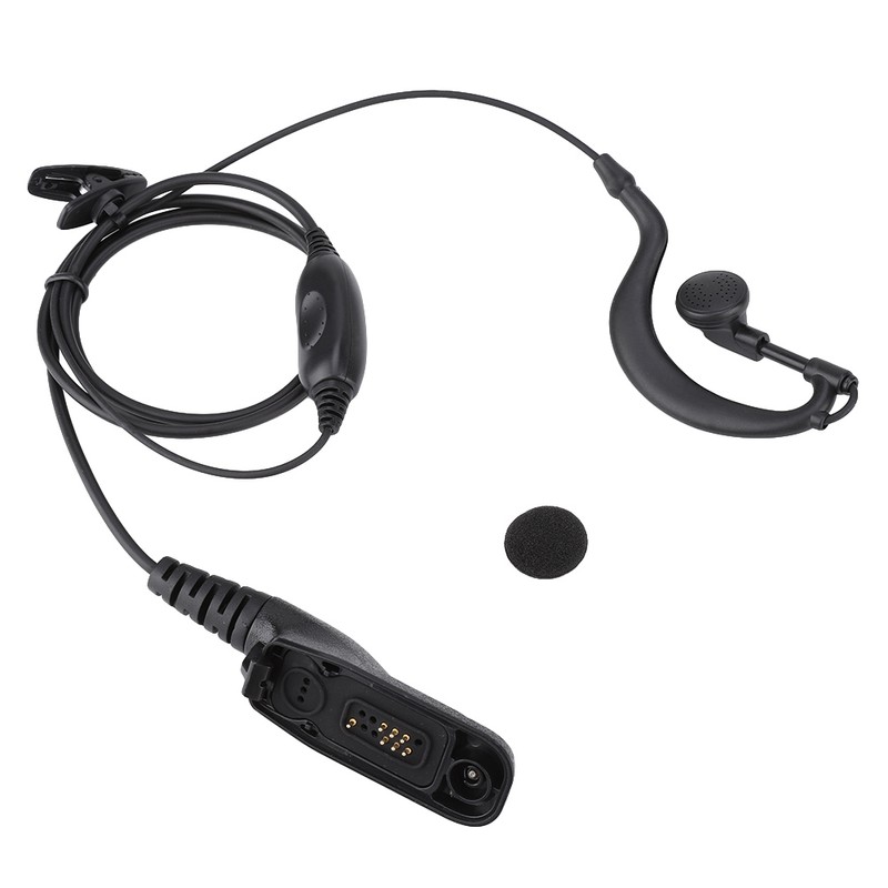 APX7000 G shape Ear hook Microphone Earpiece for Motorola DP4800