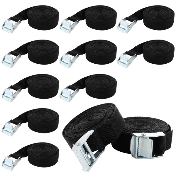 JMIATRY Pack of 12 Lashing Straps, 4 m, Fastening Strap,