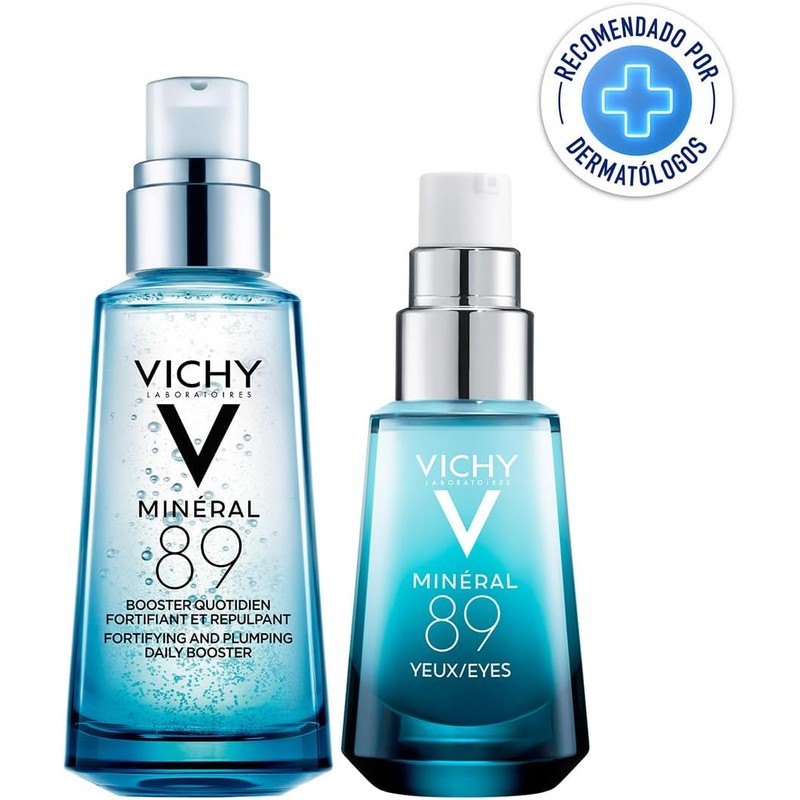 Vichy Minéral 89 Kit Hidratación: Booster + Contorno de Ojos