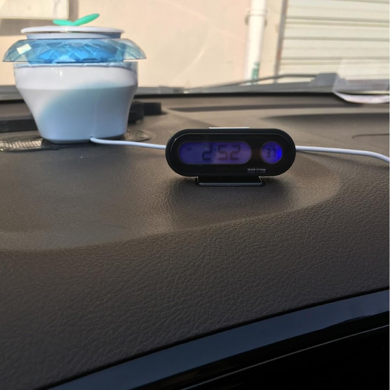 2 Pcs Car Dashboard Clock with High Precision Clock, Mini