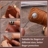 33pcs Hand-Working Sewing Thimble Set, 23 PCS Large Eye Sewing