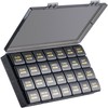 Monthly Pill Organizer, 28 Day Pill Box 1 Time a