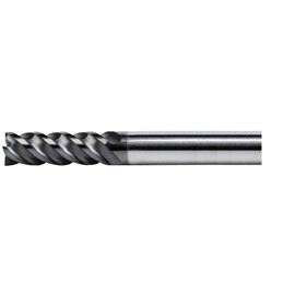 PROCHI PRV-T04M4 Carbide Square End Mill, 0.2 inch (4 mm), 4 Blades, V Series