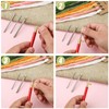 13pcs Punch Needle Kits, Adjustable Punch Needle Tool Embroidery Needles