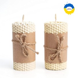 White Ivory Beeswax Sheets for Candle Making - Natural Beeswax Candle Making Kit for Kids & Adults