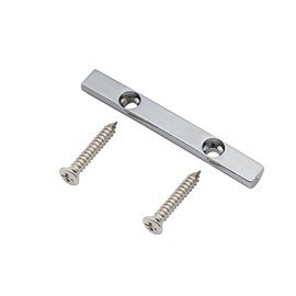 Musiclily Pro 43mm Brass Bass String Retainer Bar for 4-String Electric Bass, Chrome