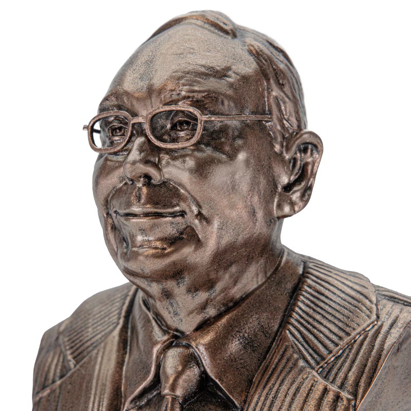 Warren Buffett & Charlie Munger Bust Statue Sculpture Berkshire Hathaway