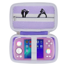 khanka Hard Travel Case Replacement for Anbernic RG Cube Unisoc T820 Handheld Game Console,Case Only.(Purple)