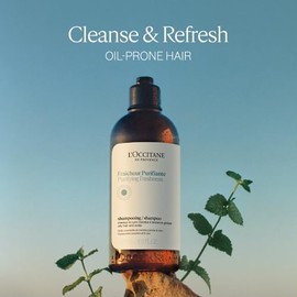 L'OCCITANE Champú purificador de frescura.: Ayuda a reducir el exceso de sebo, para cabello normal a graso, sin silicona, recarga disponible