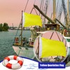 2 Pcs Yellow Quarantine Flag Blank Nautical Quarantine Message Flags