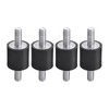 Fenteer 4X Rubber Studs Shock Absorber Anti Vibrations Isolator Mounts