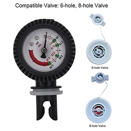 Kayak Barometer Air Pressure Gauge Dinghy Nylon Kayak Raft Pressure Gauge Gauge for Boat