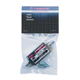 F-FACTORY FE-TAM-BC20 4K Compatible BS/CS Booster Amplifier, 18-20 dB Gain, Line Booster (Works with Power Transmission, Please Check Product Description)