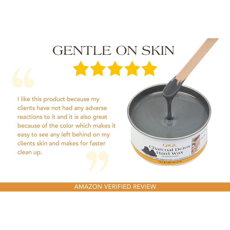 GiGi Charcoal Detox Hard Wax 5 oz