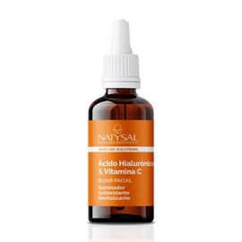 Vitamin C and Hyaluronic Acid Elixir 20 ml Brightening Serum Antioxidant Serum Natural Sources of Vitamin C Vegan Friendly All Skin Types Made in Spain Natysal