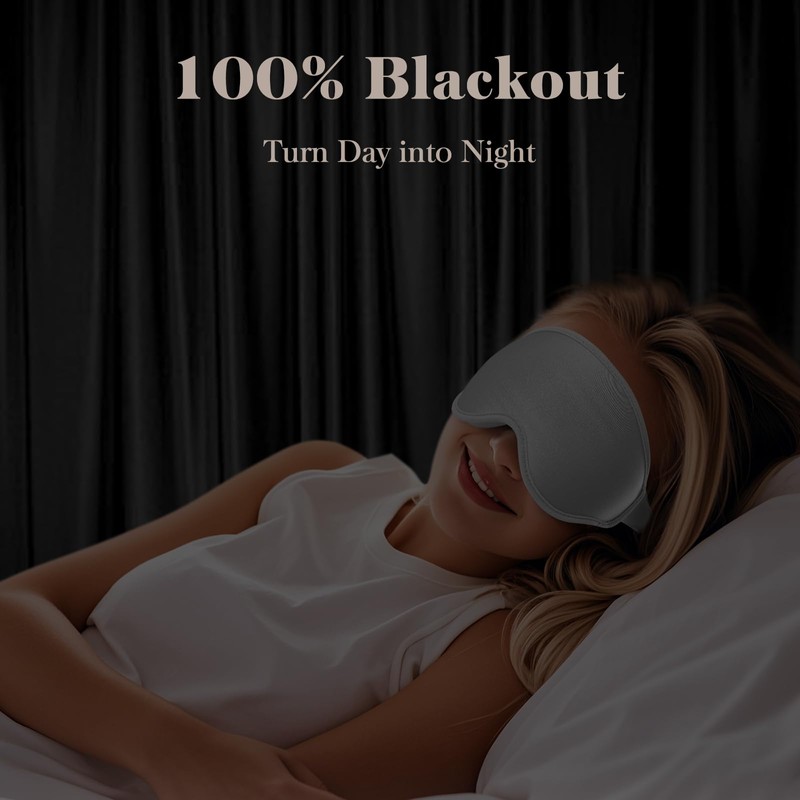 FYGRIP FYGRIP 3D Eye Mask, Ultra Comfort, 100% Pressure-Free &