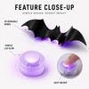 LED 3D Halloween Bat Wall Decorations – Light-Up Bendable Flying
