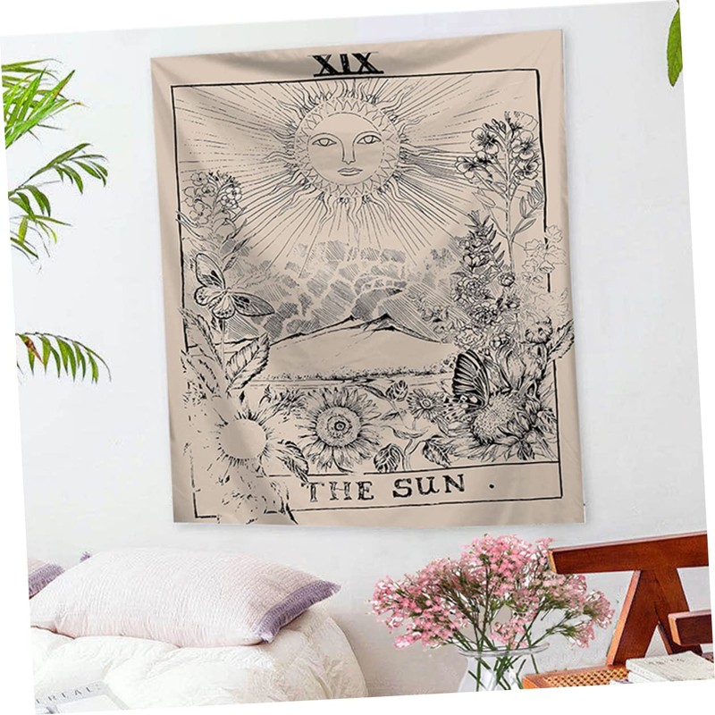 CORHAD Living Room Decor Pink Home Decor Tapestry Wall Hanging