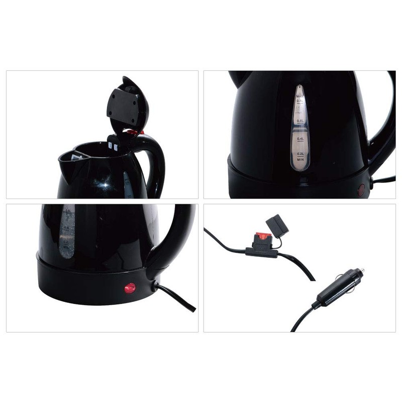 Jet Inoue 590378 Boiling Taro Truck Kettle, Black