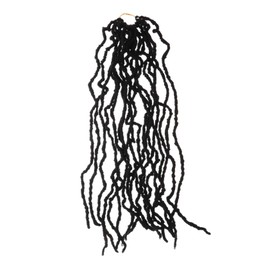 BIUDECO Fashionable Locs Dreadlocks Wig Synthetic Hair Crochet Braids Extensions for Unique Styles