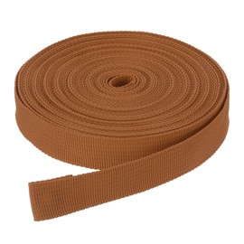DMiotech 10 Meter x 20mm Breite Nylon-Gurtband Poly Flachgurtband zum Basteln, Rucksackgurte nähen, Reparatur von Outdoor-Ausrüstung, Dunkelbraun