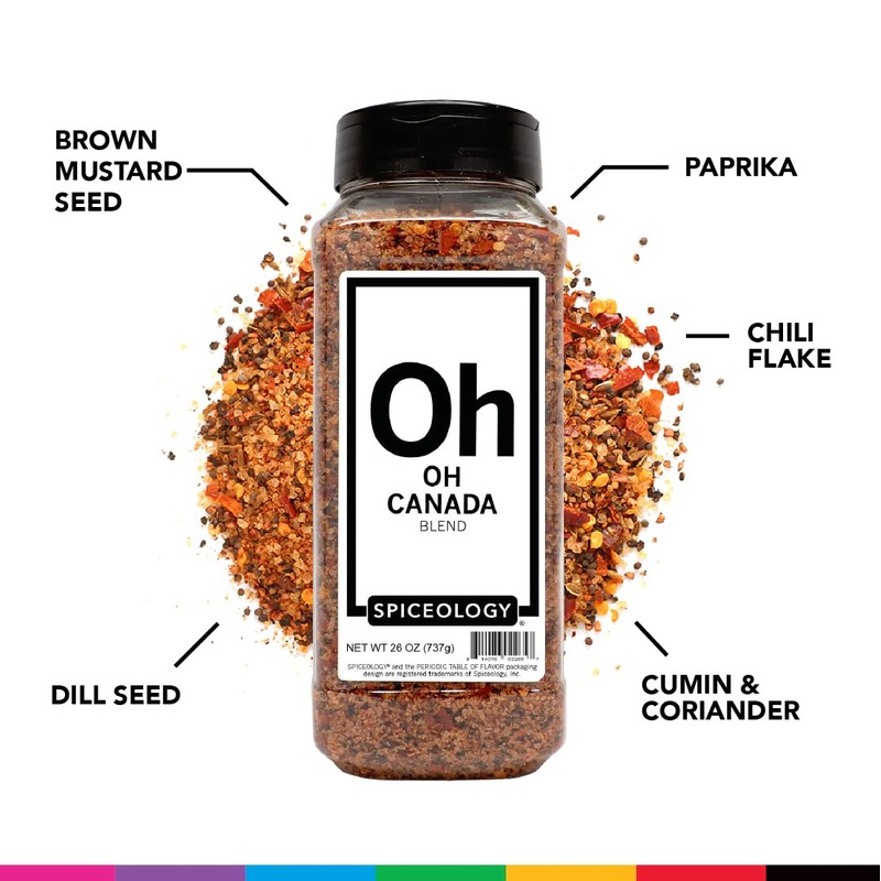 Spiceology - Oh Canada Steak Seasoning - All-Purpose BBQ Rubs,