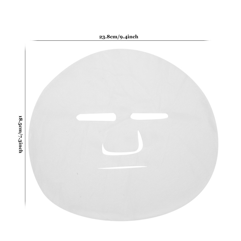 100pcs Dry Facial Mask Sheets Cosmetic Mask Fiber Paper Natural