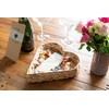Decorasian Heart Basket Tray in Heart Shape Braided from Seagrass
