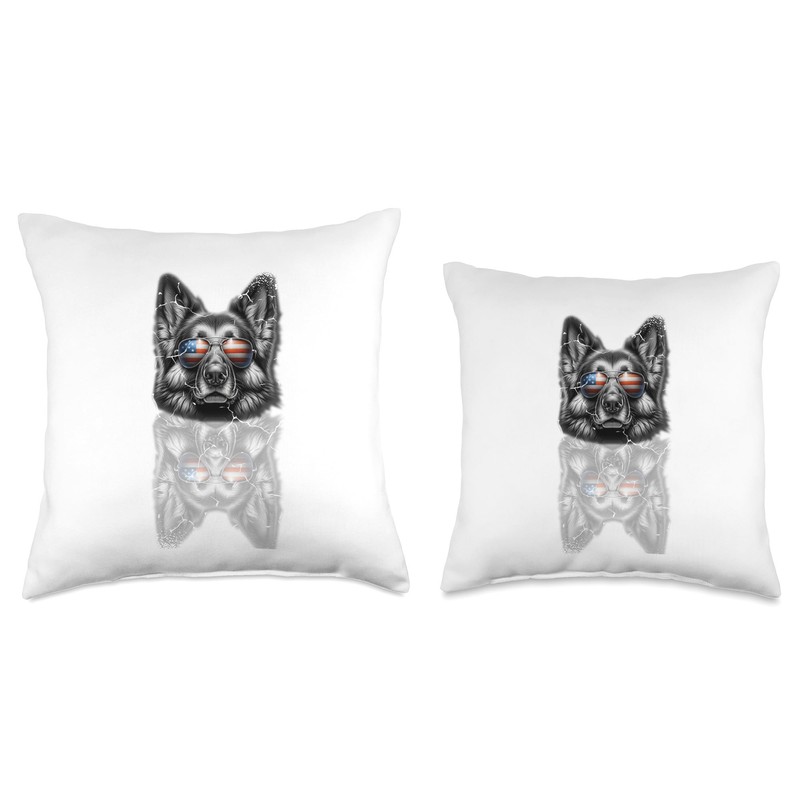 German Shepherd Dog Lover German Shepherds GSD Throw Pillow