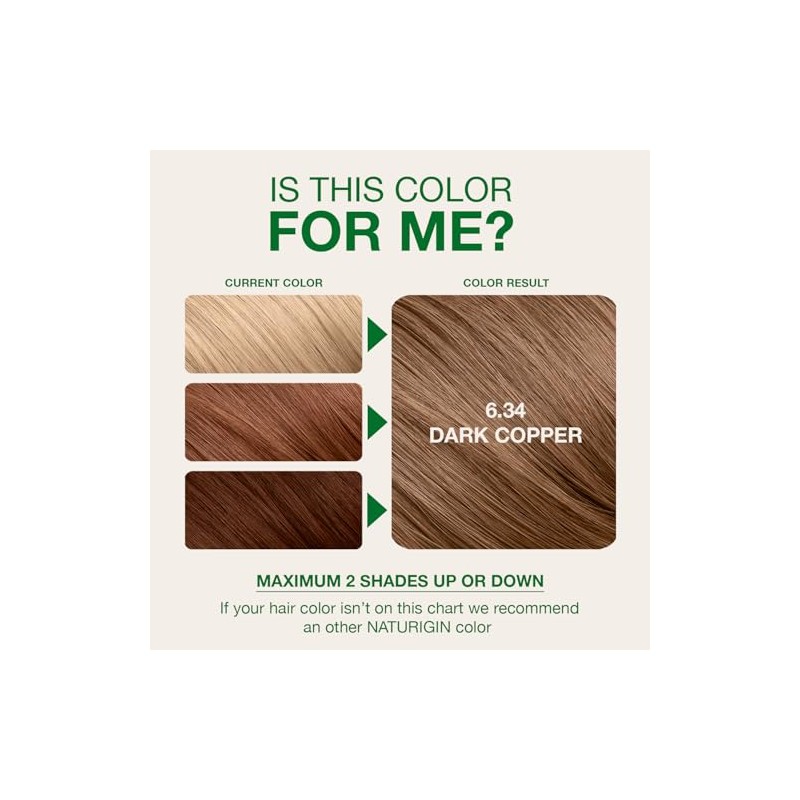 Naturigin Hair Colour - Permanent - Medium Copper Blonde -