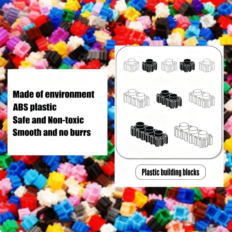 FUYOUSHUN Animal Pig Micro Building Blocks Set（2774PCS），Teddy Building Blocks Pink
