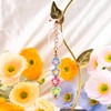 SUDIKUB Beadable Keychains Bulk 8pcs Blank Keychain Making Kit Keychains