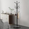 Gendezone Metal Coat Rack Stand with Natural Marble Base, Coat
