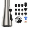 Hibbent Metal Pull Down Spray Head for Kitchen Faucet, Kitchen