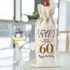 HODREU 60th Birthday Gifts for Women Ideas Funny Wine Bag