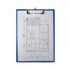 Idena 11374 Clipboard for DIN A4, Portrait Format, PVC Coated