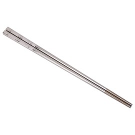 EVGATSAUTO Juego de Palillos de Acero Inoxidable, Palillos de Sushi Portátiles, Aptos para Lavavajillas, Grabado Antideslizante, Palillos Coreanos para Cocinar Y Comer(Fu Lu Shuangquan)