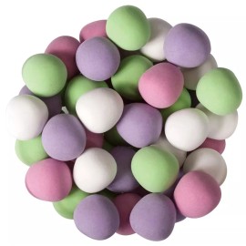 Bayside Candy Dutch Mints - Smooth Chocolate Mint - Assorted Pastel Colors - 1LB