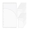Mogoostry A6 Binder Pocket 12pcs 2 Layer Budget Sheet Sleeves