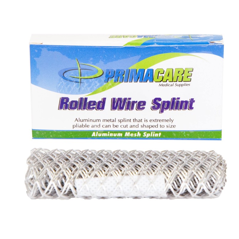 PrimaCare IS-5526 First Aid Emergency Rolled Mesh Wire Splint for
