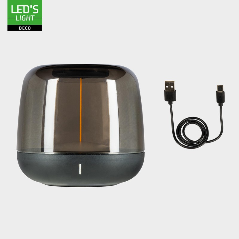 LED's light LED-Tischlampe mit Akku 2700K Warmweiß & RGB –