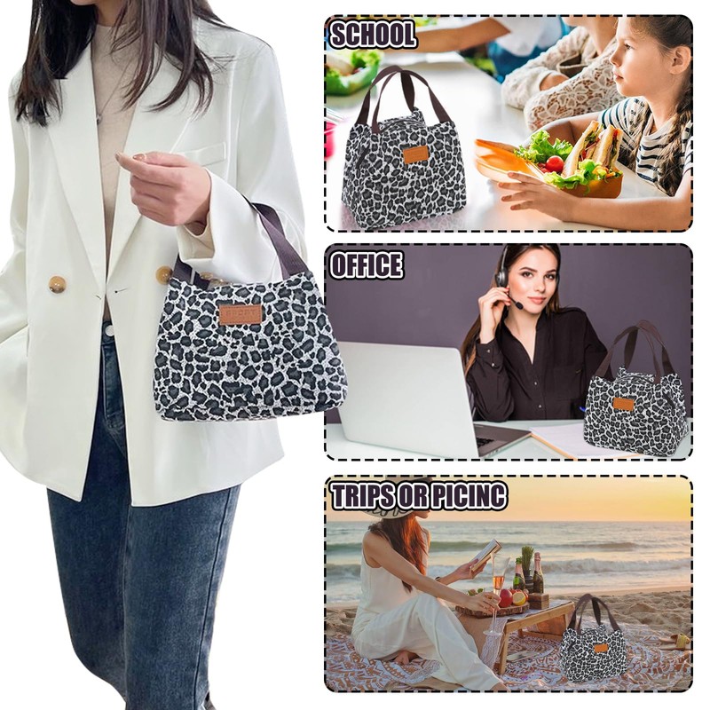 JSTHHTT Lunch Bag for Women Men Work, Foldable Lunch Bag,
