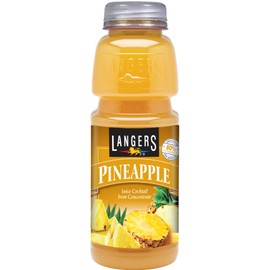 Langers Juice Pineapple Cocktail Juice, 15.2 oz (Pack of 12)